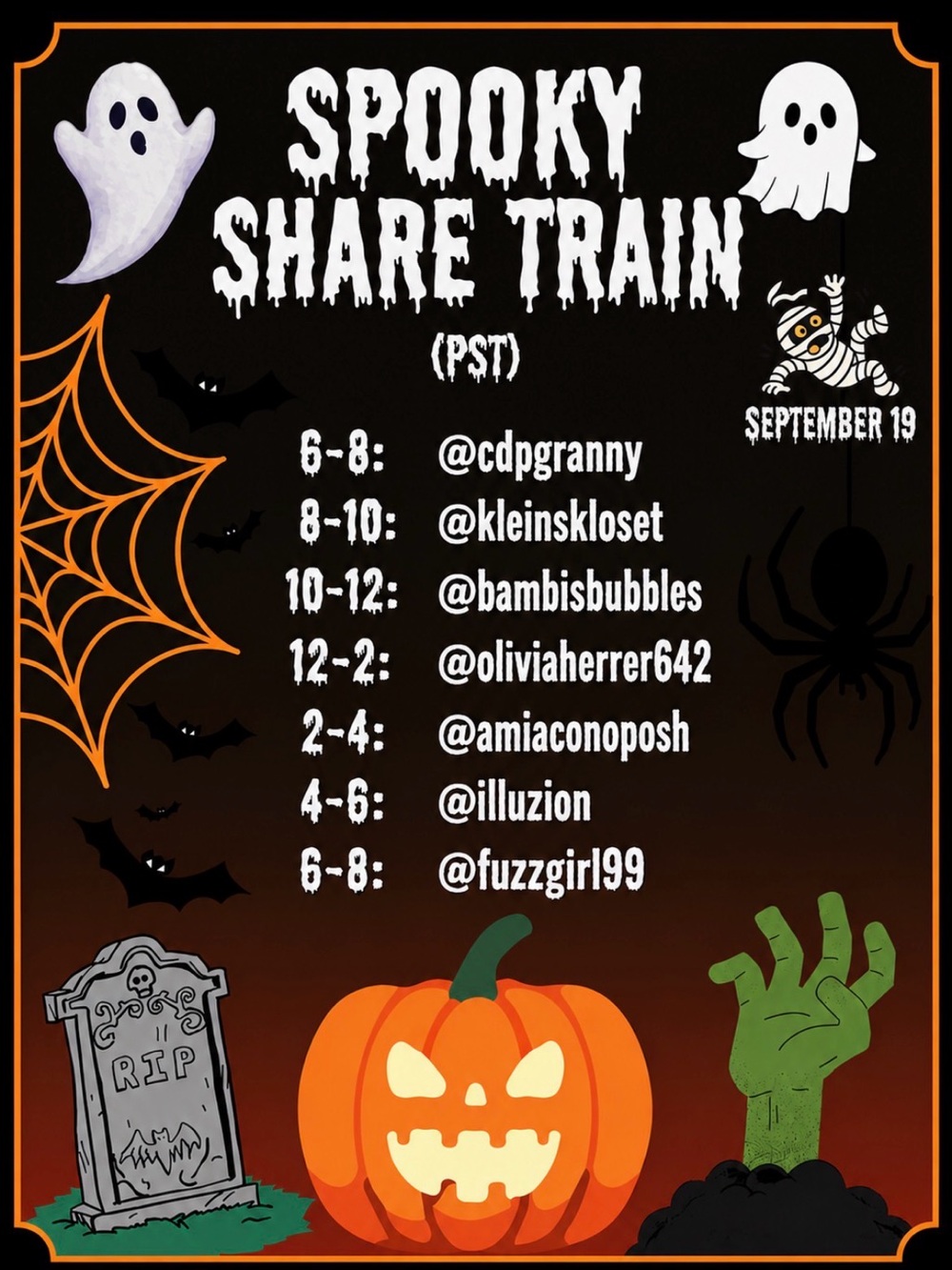 👻 Spooky Share Train🎃